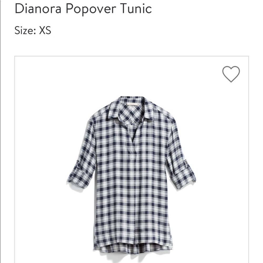 Le lis plaid tunic
